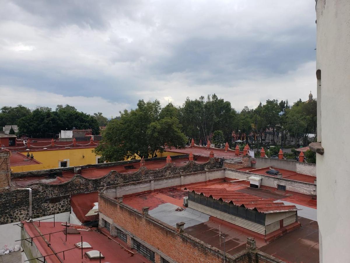 Loft Terraza Coyoacan Vista Plaza Kiosco Depa 50M2 Appartement Mexico-stad Buitenkant foto